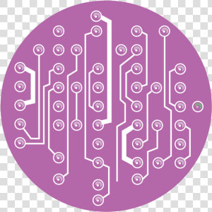 Apollo Design 0080 Circuit Board Glass Pattern C1 0080   Circle  HD Png Download