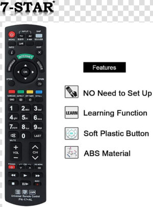 Panasonic Tx L37e5b Remote Control  HD Png Download