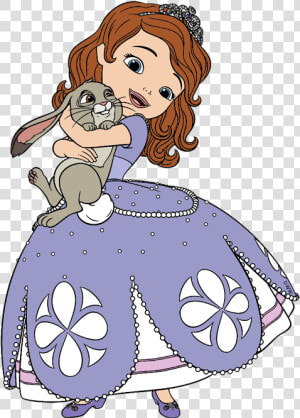 Sofia The First Clip Art   Sofia The First With Clover  HD Png Download