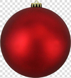 Single Red Christmas Ball Png Pic   Christmas Ornament  Transparent Png