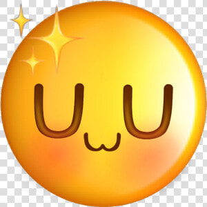 I Made This Uwu Emoji Because Why Not   Smiley  HD Png Download