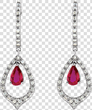 Golden Globes Jewelry Trends Ruby Pear Dangle Earrings   Earrings  HD Png Download