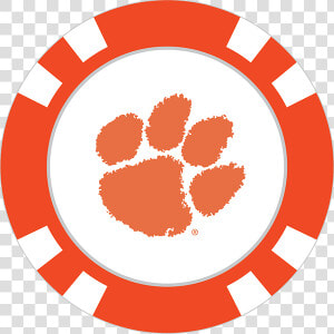 Clemson Tigers Poker Chip Ball Marker   Brighton High School Logo  HD Png Download