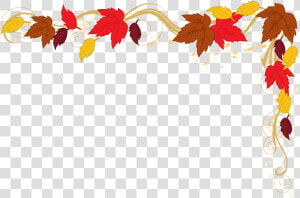 Fall Border Png   Fall Leaves Corner Border  Transparent Png