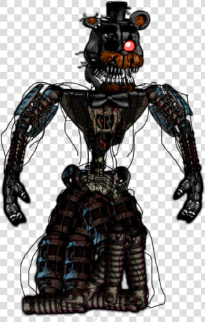 Transparent Nightmare Freddy Png   Fnaf Nightmare Molten Freddy  Png Download