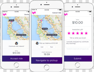 Lyft Carpool Screens   Lyft Carpool  HD Png Download