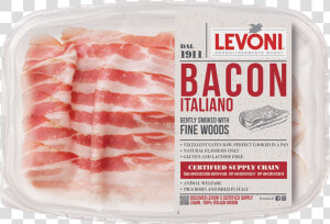 Levoni Salumi Affettati 1911 Pancetta Affumicata Eng   Cotto Ham  HD Png Download