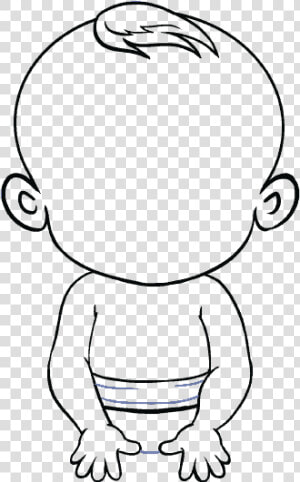 How To Draw Baby   Draw A Baby Easy  HD Png Download