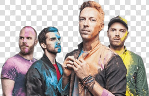 Chris Martin With Coldplay Spray Paint Shoot   Coldplay Members  HD Png Download