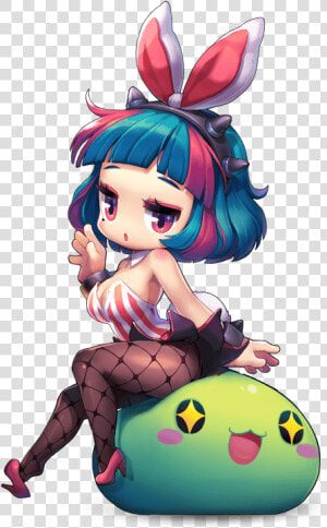 Yglmmnl   Maplestory 2 Bunny Girl  HD Png Download