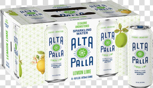 Lemon Lime Alta Palla Sparkling Water  HD Png Download