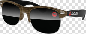 Faux Wood 2 Tone Club Promotional Sunglasses W  1 Color   Plastic  HD Png Download