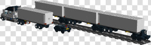 Train Rail Transport Rolling Stock Semi trailer Truck   Railroad Car  HD Png Download