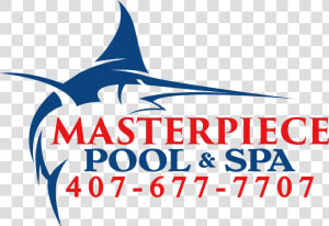 Contact Us Masterpiece Pool And Spa   Atlantic Blue Marlin  HD Png Download