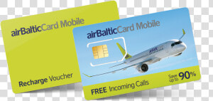 Prepaid Data Sim Card Wiki   Airbaltic Card Mobile  HD Png Download