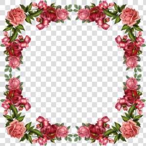 Portrait Borders Related Keywords Suggestions   Border Vintage Flower Png  Transparent Png