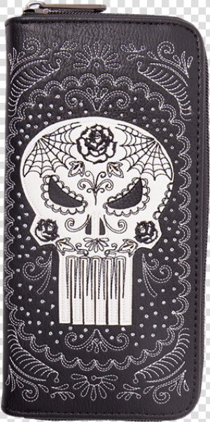 Wallet Empty Png   Punisher Sugar Skull Wallet  Transparent Png