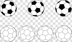 Soccer Balls Clip Arts   Balls Clipart Black And White  HD Png Download