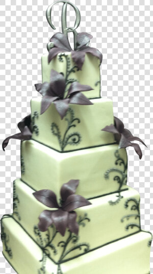 Lilly Wedding Cake   Cake Decorating  HD Png Download