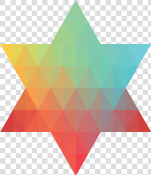 Geometric Jewish Star Of David I   Star Geometric  HD Png Download