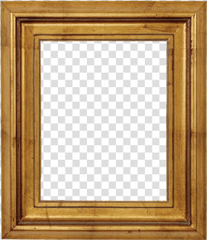 Wooden Gold Leaf Picture Frame Transparent Image   Old Fashioned Gold Picture Frame  HD Png Download