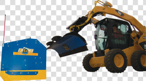 Moldboard Oscillation For Skidsteer Plow   Bulldozer  HD Png Download