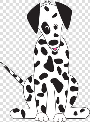 Dalmatian Clipart Pointer Dog   Transparent Png Dalmatian Drawing  Png Download