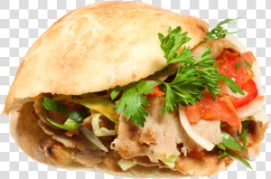 Chicken Pita With Fries Png   Döner Png  Transparent Png