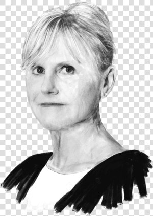 Illustrated Portrait Of Ann Mckee   Sketch  HD Png Download