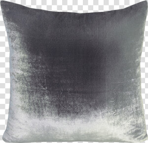 Silver Ombre Velvet Throw Pillow   Silver Velvet Pillows  HD Png Download