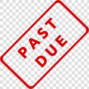 Past Due Stamp Png  Transparent Png