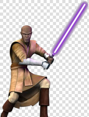  clonewarssaved   Jedi Clone Wars Mace Windu  HD Png Download