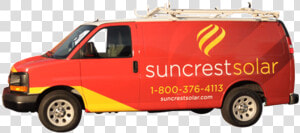 Chevy Van Wrap 3m Vehicle Wrap For Suncrest Solar Fleet   Compact Van  HD Png Download