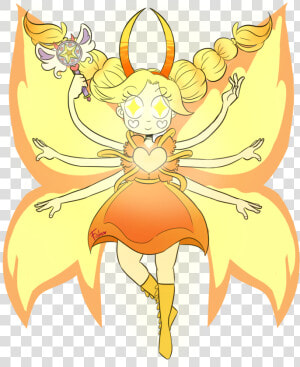 Star Butterfly By Lauretta123   Star Butterfly Wings  HD Png Download