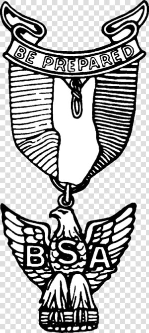 Eagle Scout Medal Large Bw Clip Art Transparent Png   Eagle Scout Clip Art  Png Download