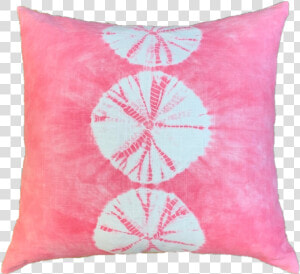 Tye Die Sand Dollar Pillow periwinkle   Cushion  HD Png Download