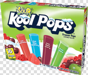 Kool Pops 16ct 1oz Sour   Snack  HD Png Download