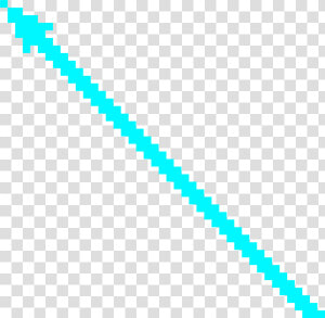 Undyne S Spear   Undyne Spear Pixel Art  HD Png Download