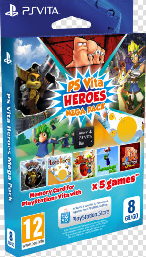 15515882447 15179f1f34 O   Mega Pack Heros Ps Vita  HD Png Download