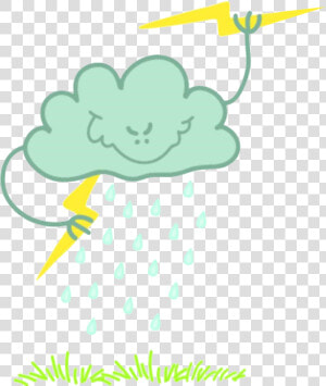 Lightning Thunderstorm Cloud   Illustration  HD Png Download