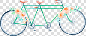 Clipart Bicycle Watercolor   Bicycle  HD Png Download