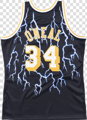 Los Angeles Lakers Shaquille O Neal Lightning Swingman  HD Png Download