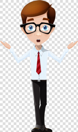 Cartoon Male Boy Character   Male Teacher Cartoon Png  Transparent Png