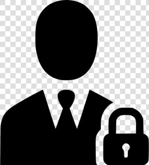 Businessman Secure Safe Protect Lock Locked Password   Lock Password Icon  HD Png Download