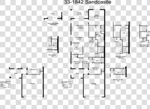 Sandcastle Floor Plan   Sandcastle Homes Floor Plans  HD Png Download