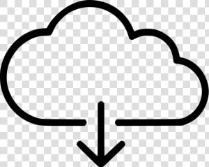 Cloud Download Svg Png Icon Free Download   Png White Cloud Icon  Transparent Png