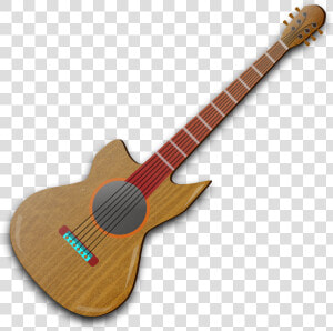 Guitar Vector Art   Gitar Müzik Aleti  HD Png Download