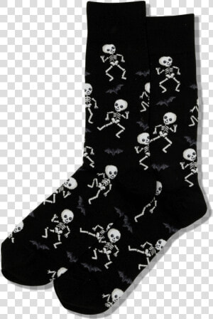 Men S Dancing Skeletons Socks Class Slick Lazy Image   Sock  HD Png Download