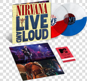 Live And Loud Colored 2xlp   Nirvana Live And Loud Vinyl Limited  HD Png Download