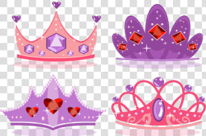 Transparent Quinceanera Crown Clipart   Cute Cartoon Princess Crown  HD Png Download